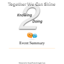 Knowing 2 Doing Event Summary